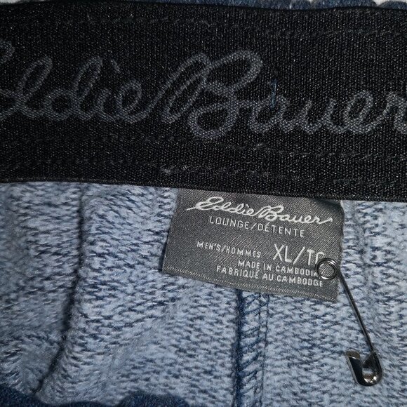 Eddie Bauer Men's Fleece Lined Straight Leg Sweat / Lounge Pants - Picture 3 of 6